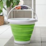 Ведро складное, 5 л, 26x26x20 см, цвет МИКС