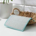 Салфетка-скраб двухсторонняя для кухни, 17x20 см, микрофибра