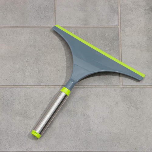 Водосгон Доляна Green day, с нержавеющей ручкой, силиконовый сгон — изображение 2