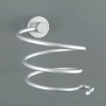 Держатель для фена, 10x12x10 см, алюминий