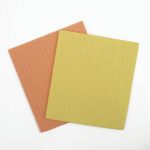 Набор салфеток для влажной уборки губчатые 15x17 см, целлюлоза, 2 шт