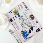 Коврик для сушки посуды Доляна «В поисках открытий», 20x30 см, лён