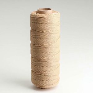 Шнур кручёный ПП, d=1,5 мм, 250 м, цвет бежевый