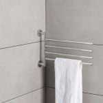 Держатель для полотенец, 4 спицы, 34,5x21 см, цвет хром