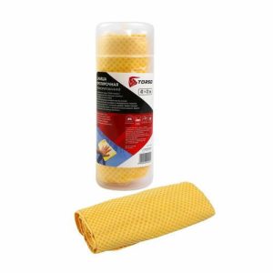 Замша протирочная 43x32 см в тубе, микс