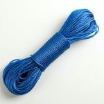 Верёвка бельевая Доляна, d=2,5 мм, длина 30 м, цвет МИКС