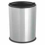Урна из нержавеющей стали, 12 л, пластиковый контейнер