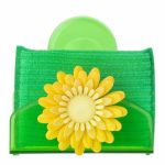 Подставка + губка Flower power, цвет МИКС