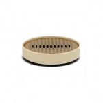 Мыльница Lenox, круглая, цвет белый с золотом