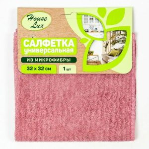 Салфетка микрофибра «House Lux» 32х32 80*20 №1