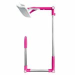 Швабра для мытья пола ORION прямоугольная, цвет серый-розовый