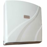 Диспенсер для листовых полотенец, цвет бело-коричневый