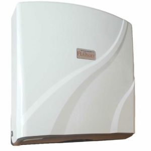 Диспенсер для листовых полотенец, цвет бело-коричневый