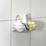 Полка для ванной овальная, 26,5x9,5x13 см, цвет хром