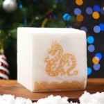 Салфетки бумажные Лилия «Мушу», 1 слой, 24х24, 100 шт