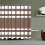 Штора для ванной Velvet, 180х200 см, PLE, цвет шоколад