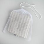 Мешок для стирки колготок и нижнего белья, 20x24 см, цвет белый
