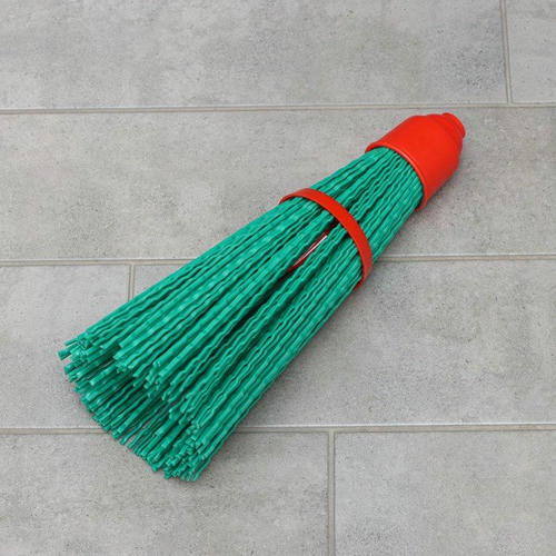 Метла полипропиленовая «Премиум», синтетическая, без черенка, цвет МИКС (Круглая)