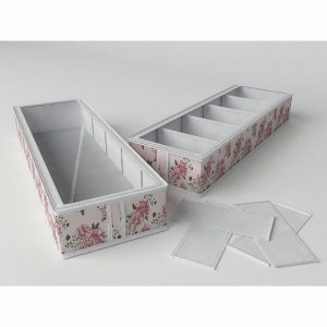 Короб для обуви на 5 ячеек «Шебби Нью», 26х78х12 см