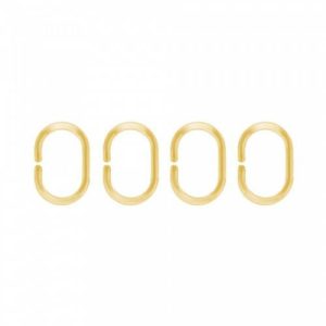 Кольца для штор, 12 шт, желтые