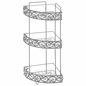 Полка угловая 3-х ярусная Доляна, 30,5x22x53 см