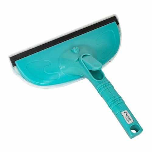 Скребок для мытья окон с распылителем Pioneer 200 мл, бирюзовый