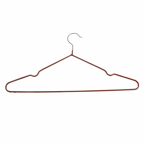 Вешалка-плечики для одежды Доляна, размер 40-44, антискользящее покрытие, цвет бронзовый