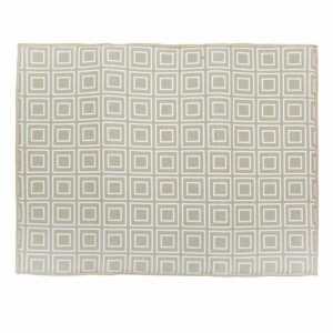 Коврик для сушки посуды Доляна «Квадраты», 38x51 см, микрофибра, цвет бежевый