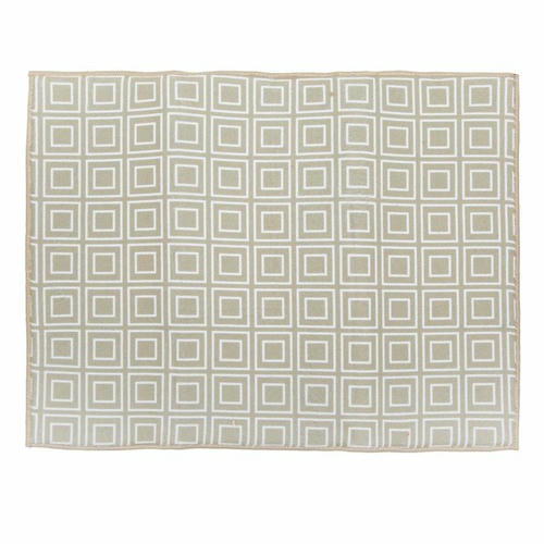 Коврик для сушки посуды Доляна «Квадраты», 38x51 см, микрофибра, цвет бежевый