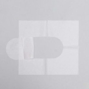 Одноразовое туалетное покрытие на унитаз, 41 х 37 см