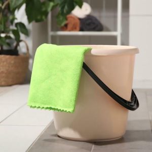 Тряпка для мытья пола Master Fresh, 50x60 см, микрофибра, цвет зелёный