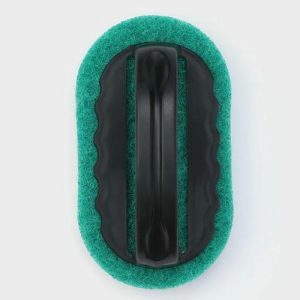 Щётка абразивная с ручкой Доляна, 15x8 см, цвет МИКС