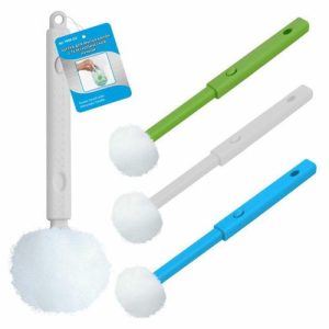 Щётка для мытья банок с телескопической ручкой, цвет МИКС