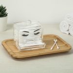 Органайзер для ватных палочек Глаза, 10,5 х 9,5 см