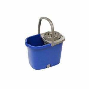 Ведро APOLO с отжимом и роликами, цвет синий, 16 л