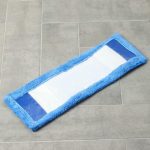 Насадка для плоской швабры Доляна 55x18,5 см, микрофибра, цвет синий