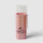 Футляр для зубной пасты и щётки, 6.3x4.5x19.8 см , цвет МИКС