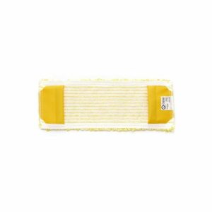 Насадка для швабры SWAN, плоская микрофибра, цвет жёлтый/белый, 40 см