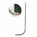 Швабра для мытья пола ORION плоская, гибкая, микрофибра, цвет бежевый