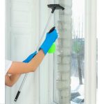 Окномойка с металлической ручкой и сгоном, 25x90 см, поролон