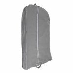 Чехол для одежды зимний 100x60x10 см, цвет серый