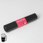 Мешки для мусора Доляна «Профи», 100 л, 63x105 см, 50 мкм, ПВД, 10 шт, цвет чёрный