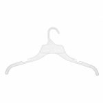 Вешалка для одежды L=44, (фасовка 10 шт), цвет прозрачный, матовый