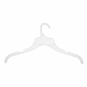 Вешалка для одежды L=44, (фасовка 10 шт), цвет прозрачный, матовый