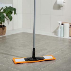 Швабра плоская, микрофибра 40x14x120 см, цвет МИКС