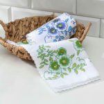 Салфетка для уборки Доляна «Цветы», 30x70 см, микрофибра, цвет МИКС