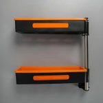 Полка поворотная 2-х ярусная, 42x12x37,5 см