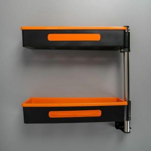 Полка поворотная 2-х ярусная, 42x12x37,5 см