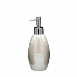 Дозатор для жидкого мыла Maiden, цвет белый перламутр, 350 мл