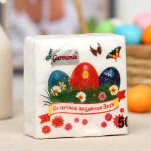 Салфетки бумажные «Гармония цвета. Светлый праздник», 24*24 см, 50 шт